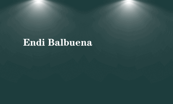 Endi Balbuena