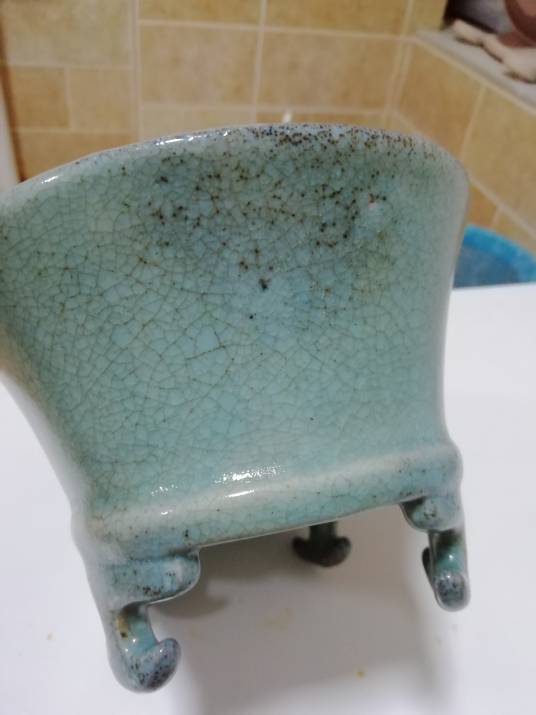 北宋汝窑水仙盆