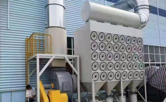 斜插式滤筒式除尘器