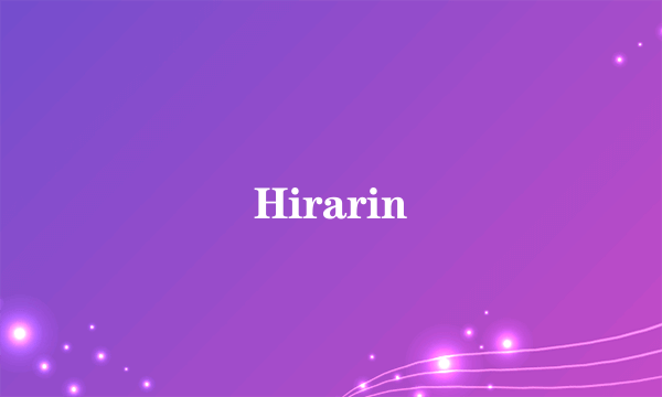 Hirarin