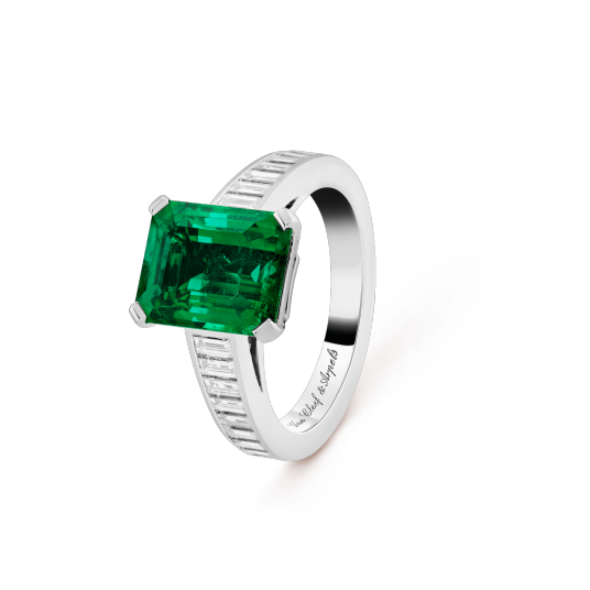 Menuet祖母绿戒指