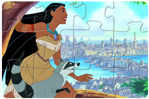 迪斯尼女孩拼图