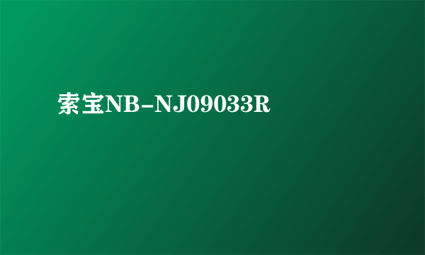 索宝NB-NJ09033R