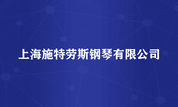 上海施特劳斯钢琴有限公司
