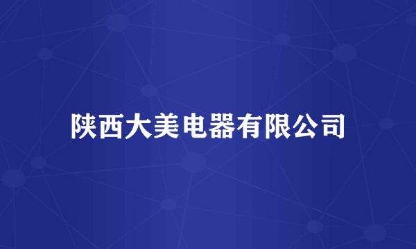 陕西大美电器有限公司