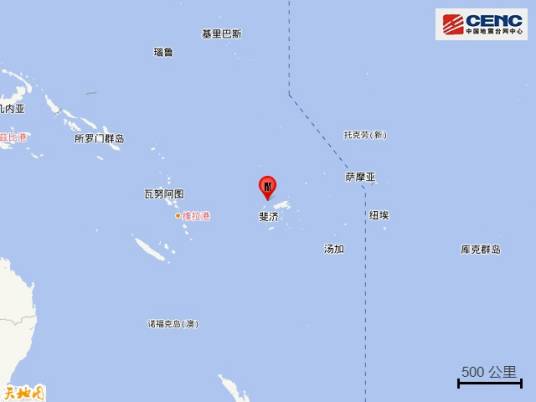 2·3斐济群岛地震