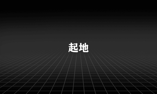 起地