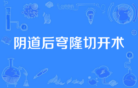 阴道后穹隆切开术