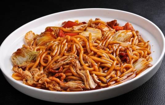 白菜粉条炒肉