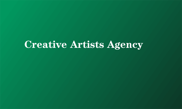 Creative Artists Agency