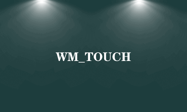 WM_TOUCH