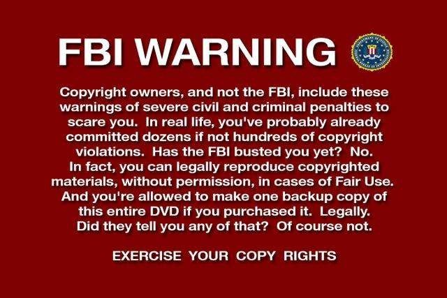 fbi warning怎么读， fbi warning什么意思？