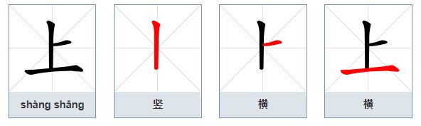 上的笔顺是什么？