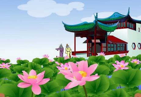 接天莲叶无穷碧的下一句是什么