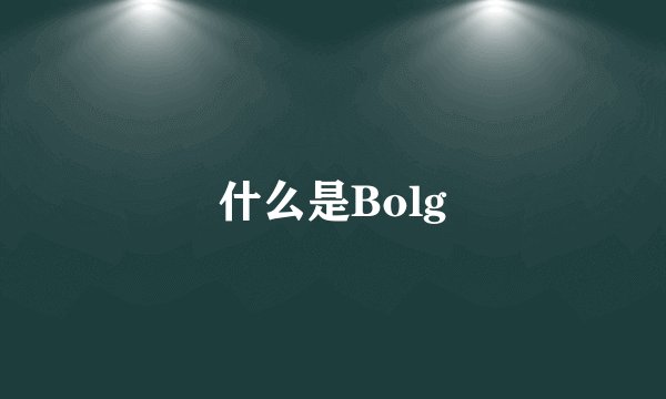 什么是Bolg