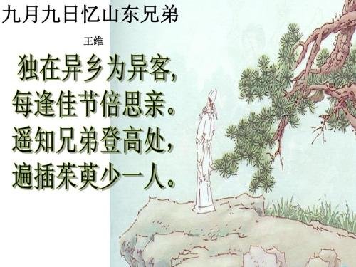 独在异乡为异客，每逢佳节倍思亲的全诗内容是什么？