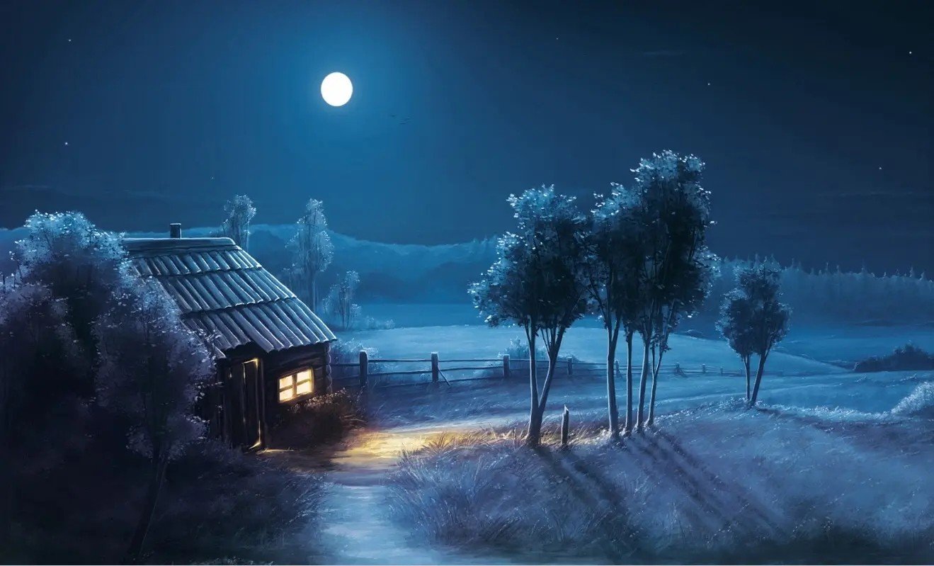 走月亮中镀亮什么意思