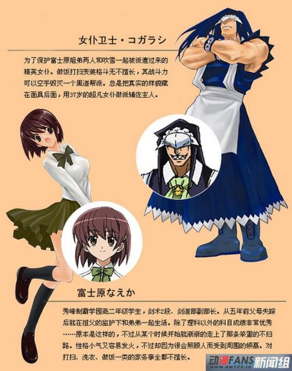 假面女仆卫士的漫画简介