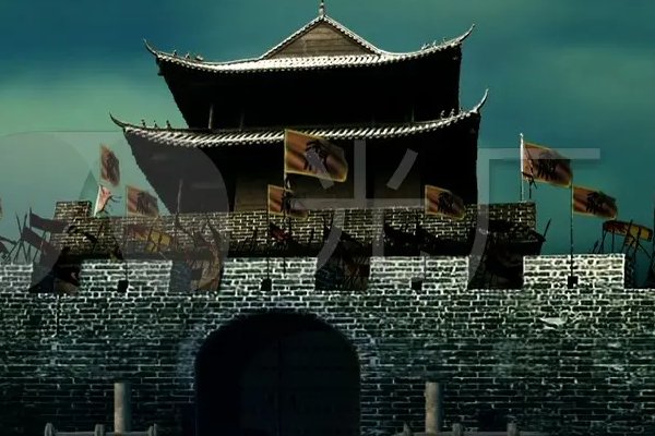 勤王保驾显功劳的上一句