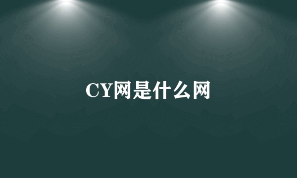 CY网是什么网