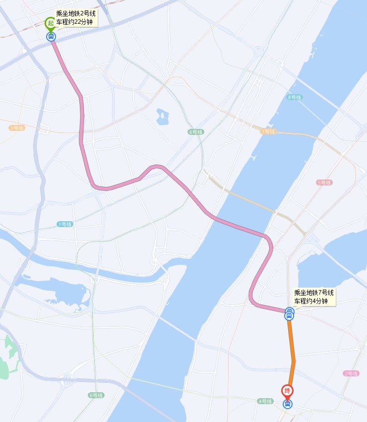 汉口火车站到武昌火车站坐几号地铁？