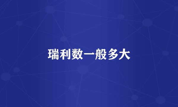 瑞利数一般多大