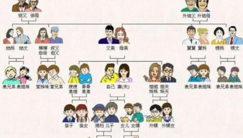 妈妈的姐姐的老公叫什么？