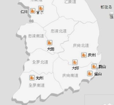 日本一线产区和韩国二线产区